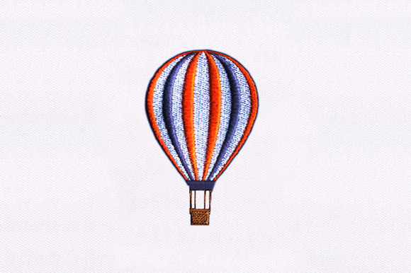 Colorful Hot Air Balloon: Apparel Embroidery Review