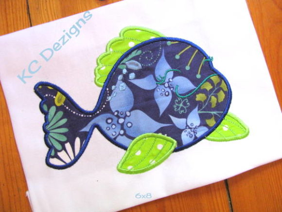 Cute Fish 03 Applique: A Charming Addition