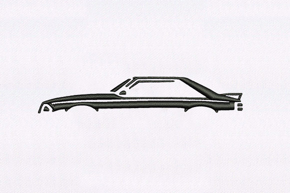 Elegant Classy Car Machine Embroidery Design