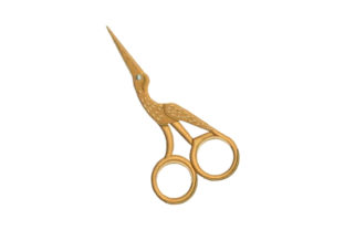 Golden Bird Scissors: A Delicate Embroidery Gem