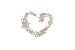 Heartshaped Flower Wreath: A Springtime Delight