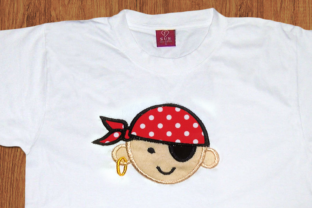 Pirate First Mate Applique: A Festive Addition