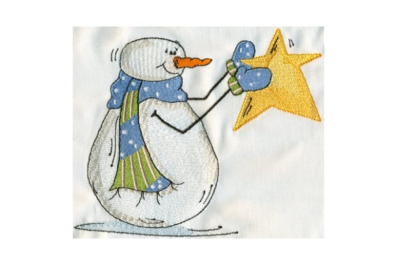 Sassy Holding Star Snowman Design Review