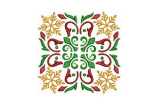 Snowflake Quilt Block: A Festive and Elegant Design